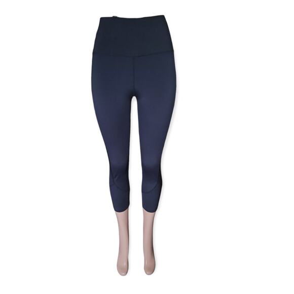 ZYIA Women's Leggings Size Medium Black Mesh Detail - Picture 3 of 11
